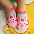 BSP-611 Wholesale Lovely Animal Little Pink Rabbit Design Anti-slip Baby Socks Cute Baby Socks